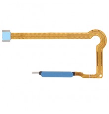 Шлейф для ZTE Blade A71, сканера отпечатка пальца (Touch ID), голубой