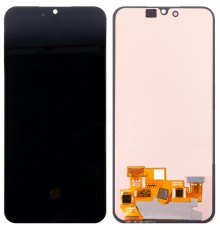Дисплей для Samsung A346 Galaxy A34 5G, черный (Graphite), без рамки, High Copy с широким ободком, (OLED)