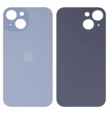 Задняя панель корпуса для iPhone 15, голубая, не нужно снимать стекло камеры, High Copy big hole