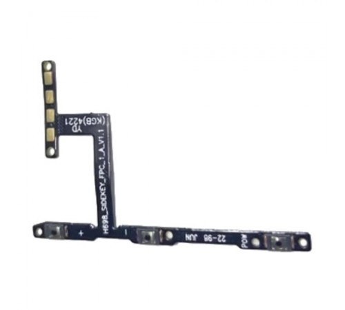 Шлейф для Tecno Spark 8 Pro (KG8), кнопки включения, кнопок громкости звука