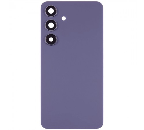 Задняя панель корпуса для Samsung S921 Galaxy S24, фиолетовая (Cobalt Violet) + стекло камеры