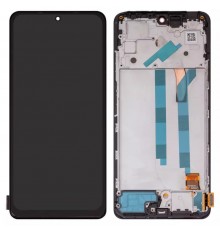 Дисплей для Xiaomi Redmi Note 11 Pro, Redmi Note 11 Pro 5G, чорний, з рамкою, High Copy (OLED)