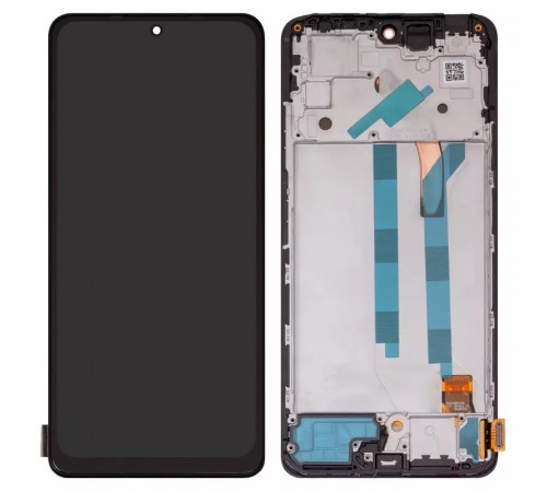 Дисплей для Xiaomi Redmi Note 11 Pro, Redmi Note 11 Pro 5G, чорний, з рамкою, High Copy (OLED)