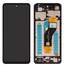 Дисплей для ZTE Blade V60 Design, Nubia V60 Design, черный, с рамкой, Original (PRC), 065WR01-(7300301068)-SST