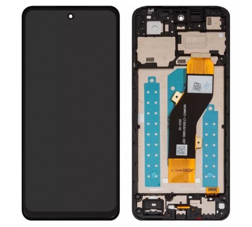 Дисплей для ZTE Blade V60 Design, Nubia V60 Design, чорний, з рамкою, Original (PRC), 065WR01-(7300301068)-SST