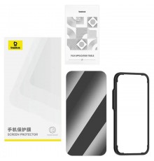 Защитное стекло для Apple iPhone 15 Pro, антишпион, Superior Series Privacy Tempered Glass Screen Protector, Baseus (P60073904201-05), комплект 2 шт.