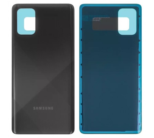 Задняя панель корпуса для Samsung A715F/DS Galaxy A71, черная (Prism Crush Black) Задняя панель корпуса для Samsung A715F/DS Galaxy A71, черная (Prism Crush Black)