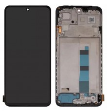 Дисплей для Xiaomi Redmi Note 12 4G, чорний, з рамкою, High Copy (OLED)