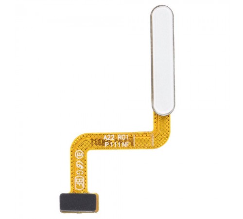 Шлейф для Samsung A225 Galaxy A22, кнопки включения, сканера отпечатка пальца (Touch ID), белый, Original (PRC)