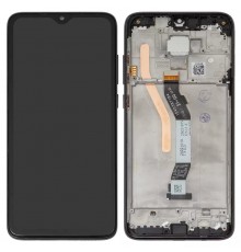 Дисплей для Xiaomi Redmi Note 8 Pro, чорний, з рамкою, High Copy dual Sim, M1906G7I, M1906G7G