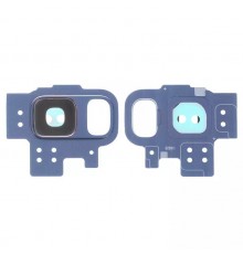 Скло камери для Samsung G960 Galaxy S9, синє (Coral Blue), з рамкою