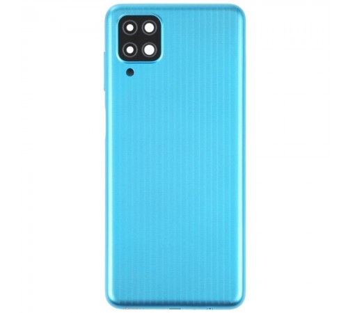 Задня панель корпусу для Samsung M127 Galaxy M12, зелена + скло камери