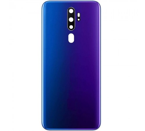 Задняя панель корпуса для Oppo A9 (2020), фиолетовая (Space Purple) + стекло камеры