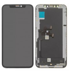 Дисплей для iPhone XS, черный, с рамкой, Original (PRC), Self-welded OEM