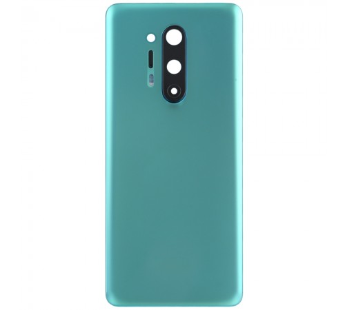Задняя панель корпуса для OnePlus 8 Pro, зеленая (Glacial Green) + стекло камеры
