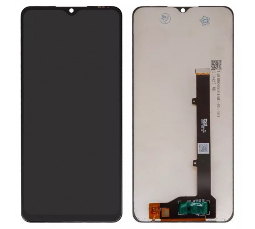 Дисплей для ZTE Blade A53 Pro, чорний, без рамки, High Copy