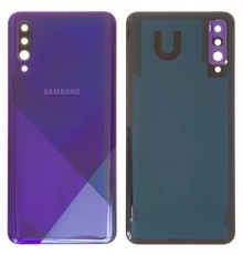 Задняя панель корпуса для Samsung A307F/DS Galaxy A30s, фиолетовая (Prism Crush Violet) + стекло камеры