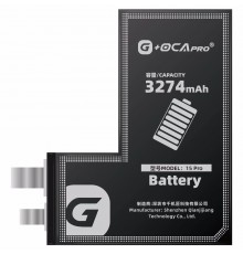 Акумулятор G-OCA Pro для iPhone 15 Pro, Li-ion, 3,879 В, 3274 мА·г, без контролера, (A3011)