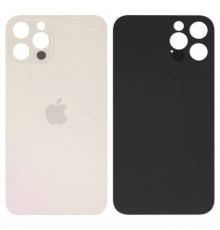 Задня панель корпусу для iPhone 12 Pro, золотиста, потрібно зняти скло камери, small hole