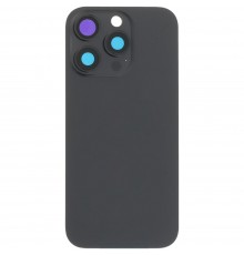 Задняя панель корпуса для iPhone 16 Pro, черная + стекло камеры, Original (PRC), black titanium