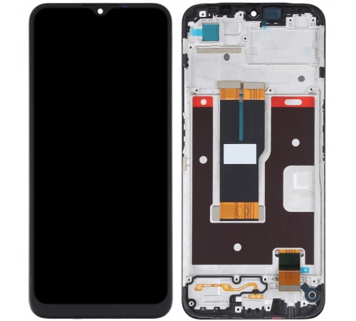 Дисплей для Realme C31, чорний, з рамкою, Original (PRC)