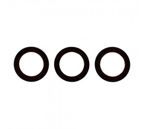 Стекло камеры для Samsung A165 Galaxy A16, черное, без рамки