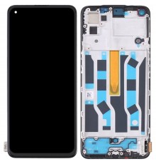 Дисплей для Oppo Reno 5, чорний, з рамкою, Original (PRC)