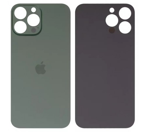 Задняя панель корпуса для iPhone 13 Pro Max, зеленая, не нужно снимать стекло камеры, Original (PRC), alpine Green, big hole