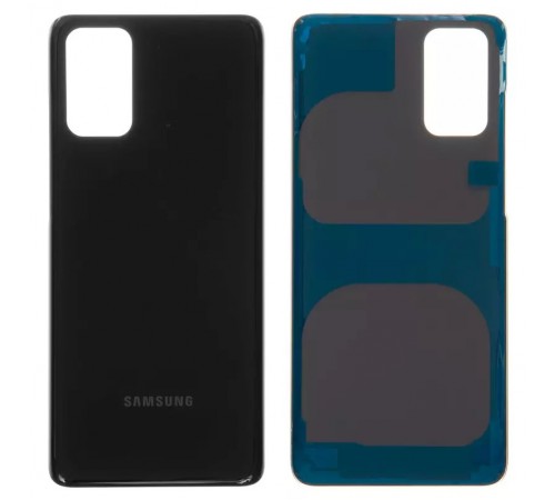 Задняя панель корпуса для Samsung G985 Galaxy S20 Plus, G986 Galaxy S20 Plus 5G, черная (Cosmic Black)