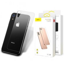 Захисне скло для Apple iPhone XR, на задню панель, 0.33 mm, 9H, Full-Glass Back Tempered Glass Film Rear Protector Transparent, Baseus (SGAPIPH61-ABM02) 