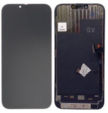 Дисплей для iPhone 13 Pro Max, чорний, з рамкою, High Copy (OLED), OEM Hard, GX