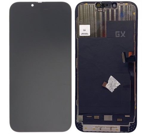 Дисплей для iPhone 13 Pro Max, чорний, з рамкою, High Copy (OLED), OEM Hard, GX