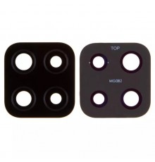 Скло камери для Samsung M127 Galaxy M12, чорне