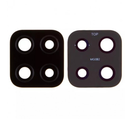 Стекло камеры для Samsung M127 Galaxy M12, черное