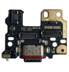 Шлейф для Motorola Edge 50, коннектора зарядки, микрофона, плата зарядки, High Copy