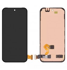 Дисплей для Google Pixel 9 Pro, чорний, з рамкою, Оригінал (переклеєно скло), GR83Y, GEC77, GWVK6