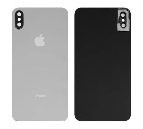 Задня панель корпусу для iPhone X, біла + скло камери, small hole
