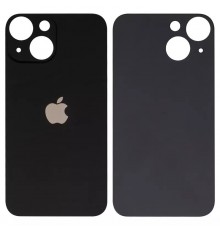 Задняя панель корпуса для iPhone 13 mini, черная, не нужно снимать стекло камеры, big hole, midnight