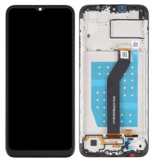 Дисплей для Motorola Moto G8 Power Lite XT2055-2, черный, с рамкой, High Copy