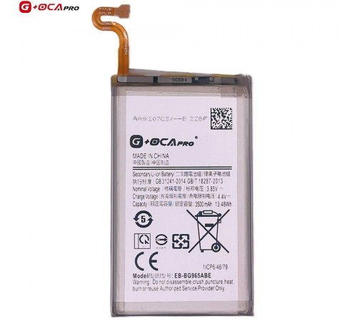Акумулятор G+OCA Pro EB-BG965ABE для Samsung G965 Galaxy S9 Plus, Li-Polymer, 3,85 В, 3500 мАг