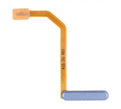 Шлейф для Samsung A156 Galaxy A15 5G, кнопки включения, сканера отпечатка пальца (Touch ID), синий (Optimistic Blue), Original (PRC)