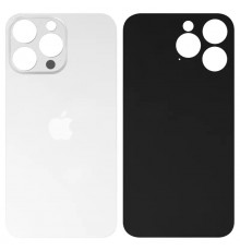 Задняя панель корпуса для iPhone 14 Pro Max, белая, нужно снять стекло камеры, small hole