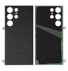 Задняя панель корпуса для Samsung S918 Galaxy S23 Ultra, черная (Phantom Black)