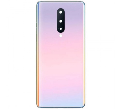 Задняя панель корпуса для OnePlus 8, розовая (Interstellar Glow) + стекло камеры