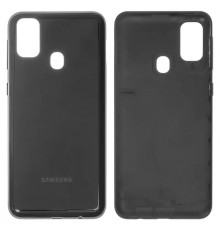 Задняя панель корпуса для Samsung M215 Galaxy M21, черная (Raven Black)