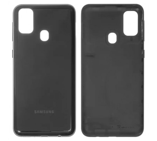 Задняя панель корпуса для Samsung M215 Galaxy M21, черная (Raven Black)