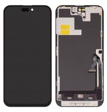 Дисплей для iPhone 14 Pro Max, чорний, з рамкою, Copy (TFT), ZY, LTPS HD+ 