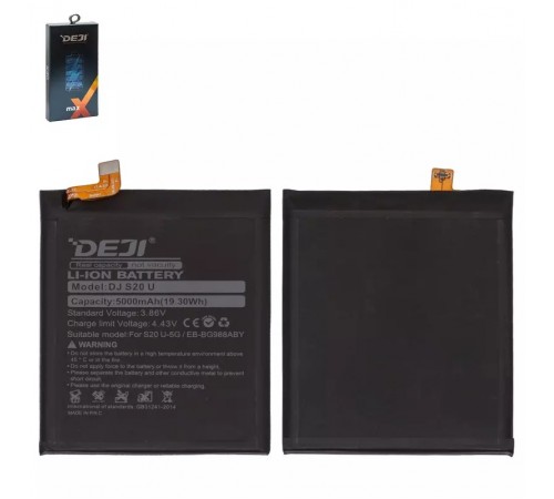Аккумулятор Deji EB-BG988ABY для Samsung G988 Galaxy S20 Ultra, Li-ion, 3.86 В, 5000 мАч Аккумулятор Deji EB-BG988ABY для Samsung G988 Galaxy S20 Ultra, Li-ion, 3.86 В, 5000 мАч
