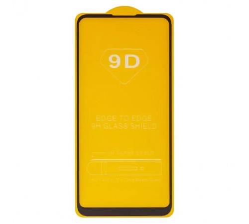 Захисне скло для Samsung A115 Galaxy A11, M115 Galaxy M11, сумісне з чохлом, Full Glue, (без упаковки), чорний