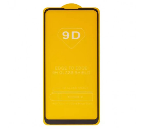 Защитное стекло для Samsung A115 Galaxy A11, M115 Galaxy M11, совместимо с чехлом, Full Glue, (без упаковки), черный